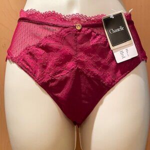 Chantelle Presage Burgundy Tanga